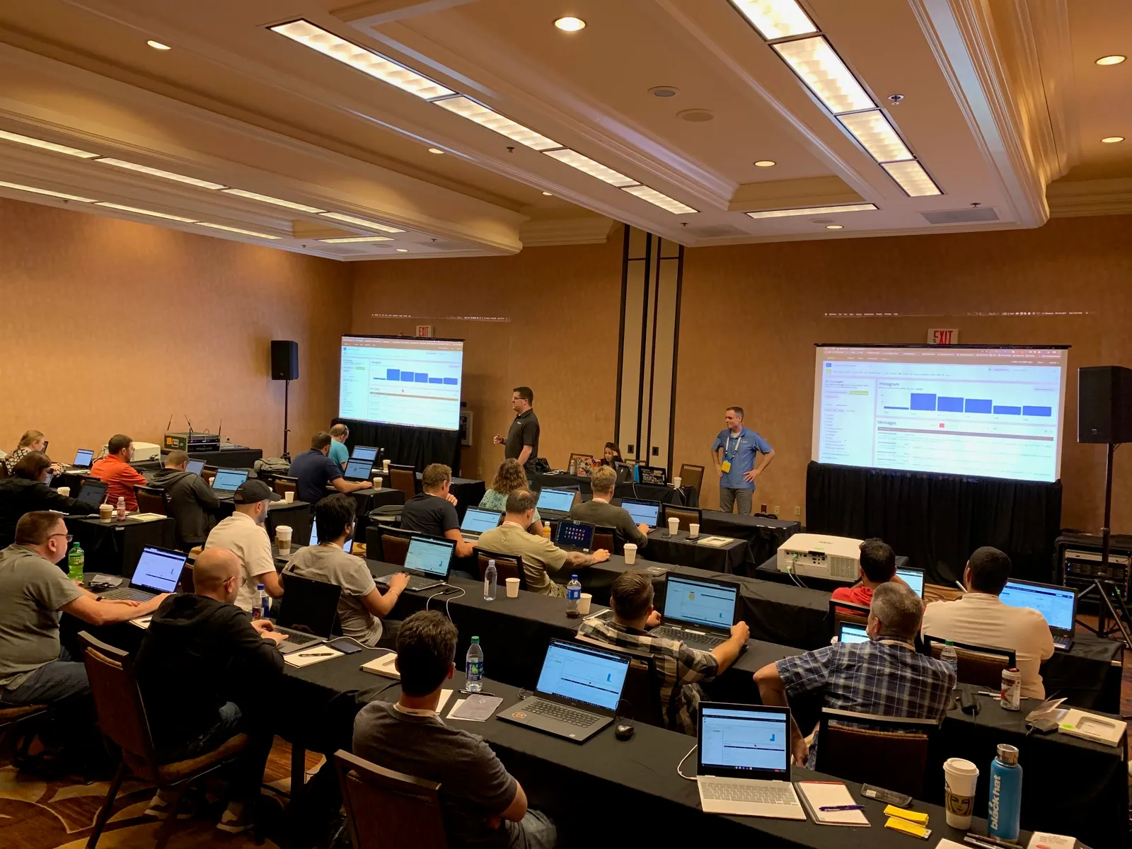 Matt Bromiley and Eric Capuano leading NDR: Crucible @ BlackHat 2019
