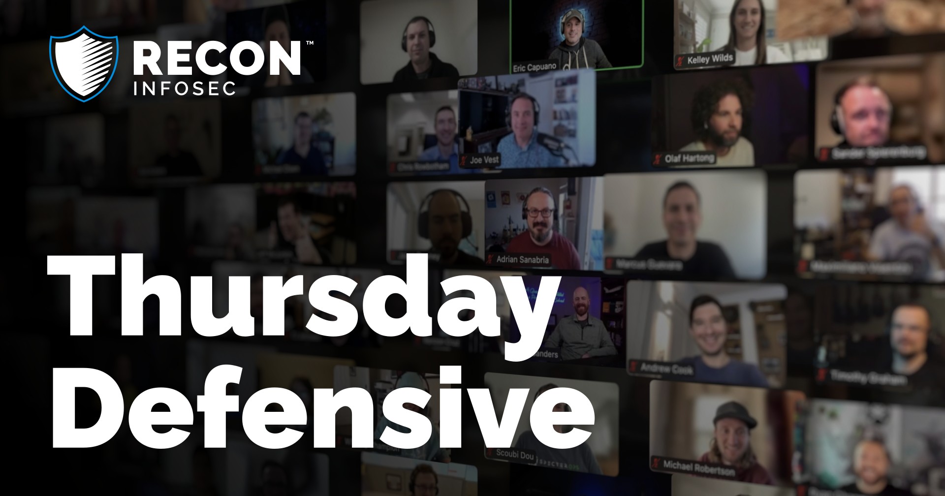 Thursday Defensive Webcast - Recon InfoSec